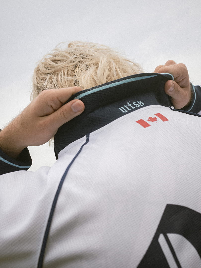 <p>Vancouver Southsiders jerseys are now available for pre-order!</p>

<p>Produced by Almer Apparel, the VSS jerseys feature a premium cut-and-sew construction, combining the classic Whitecaps hoop with a knitted collar and ribbed cuffs. A subtle repeating Southsiders compass pattern runs throughout the body, complemented by a woven crest and embroidered UTFSS detail inside the collar.</p>

<p>Further details include a Canadian flag at the back of the neck, the number 99 on the back of the jersey, and a jock tag inspired by Vancouver’s heritage, incorporating the City of Vancouver’s felling axe and maritime oar.</p>

<p>Jerseys are available in both long and short sleeves, they fit true to size and will be made to order. For a baggier fit, we recommend sizing up. Refer to the sizing chart for more details:</p>

<p>
S (W)54cm x (H)69cm<br>
M (W)56cm x (H)71cm<br>
L (W)58cm x (H)73cm<br>
XL (W)60cm x (H)76cm<br>
2XL (W)63cm x (H)78cm<br>
3XL (W)66cm x (H)80cm<br>
4XL (W)68cm x (H)82cm
</p>

<p>Please note that imagery depicts sample jerseys, and there will be some subtle differences on the final version you receive.</p>
